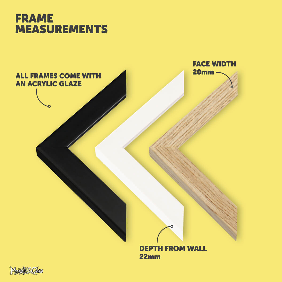 measurements for framed artwork