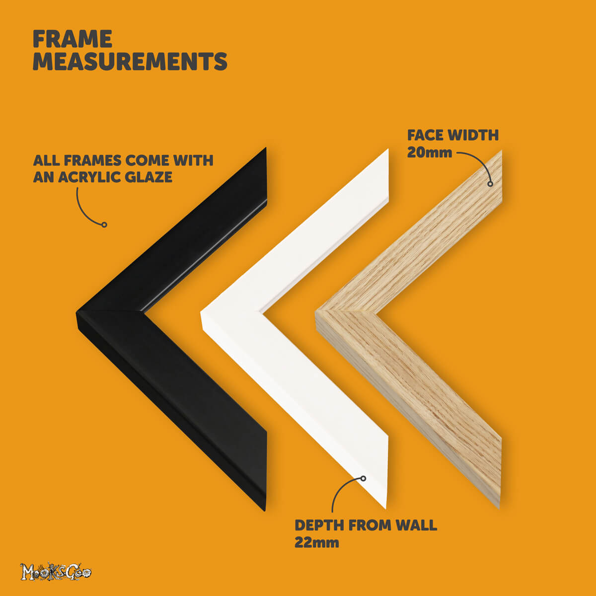 measurements for framed artwork