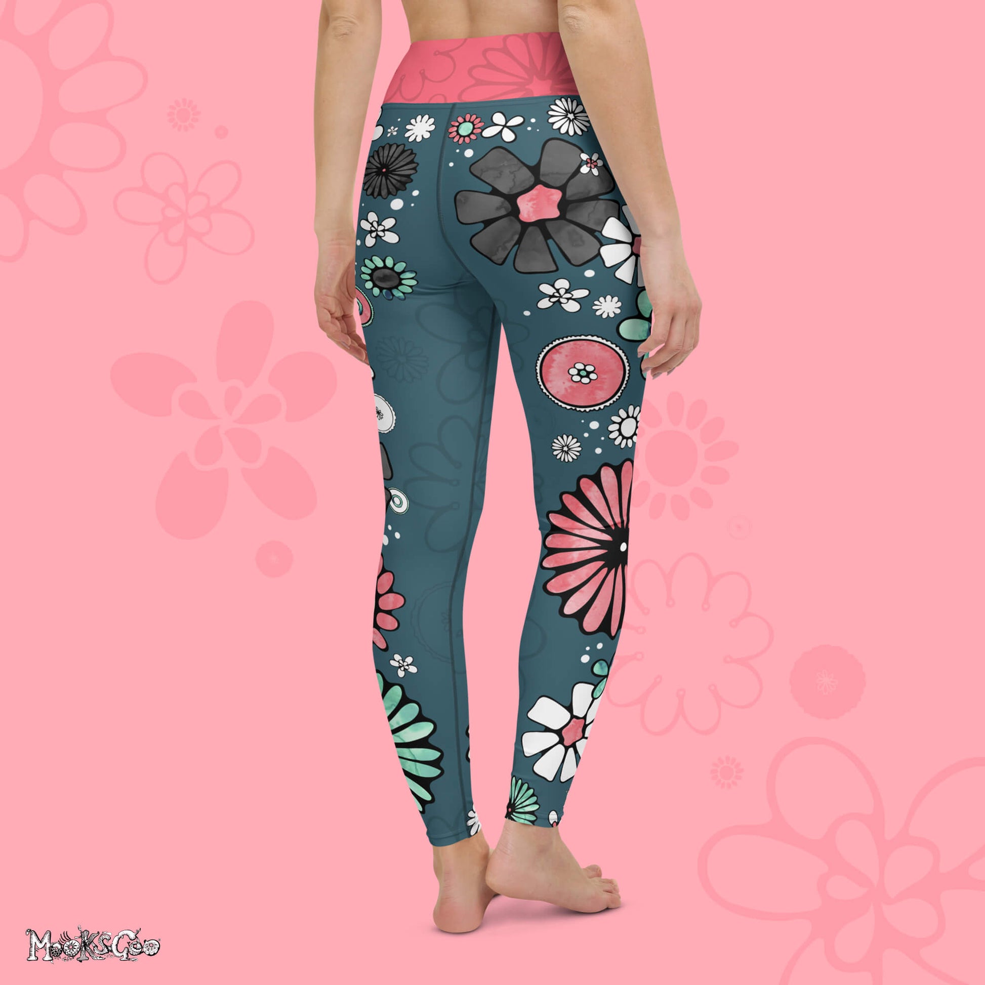 Flower Yoga Leggings – MooksGoo